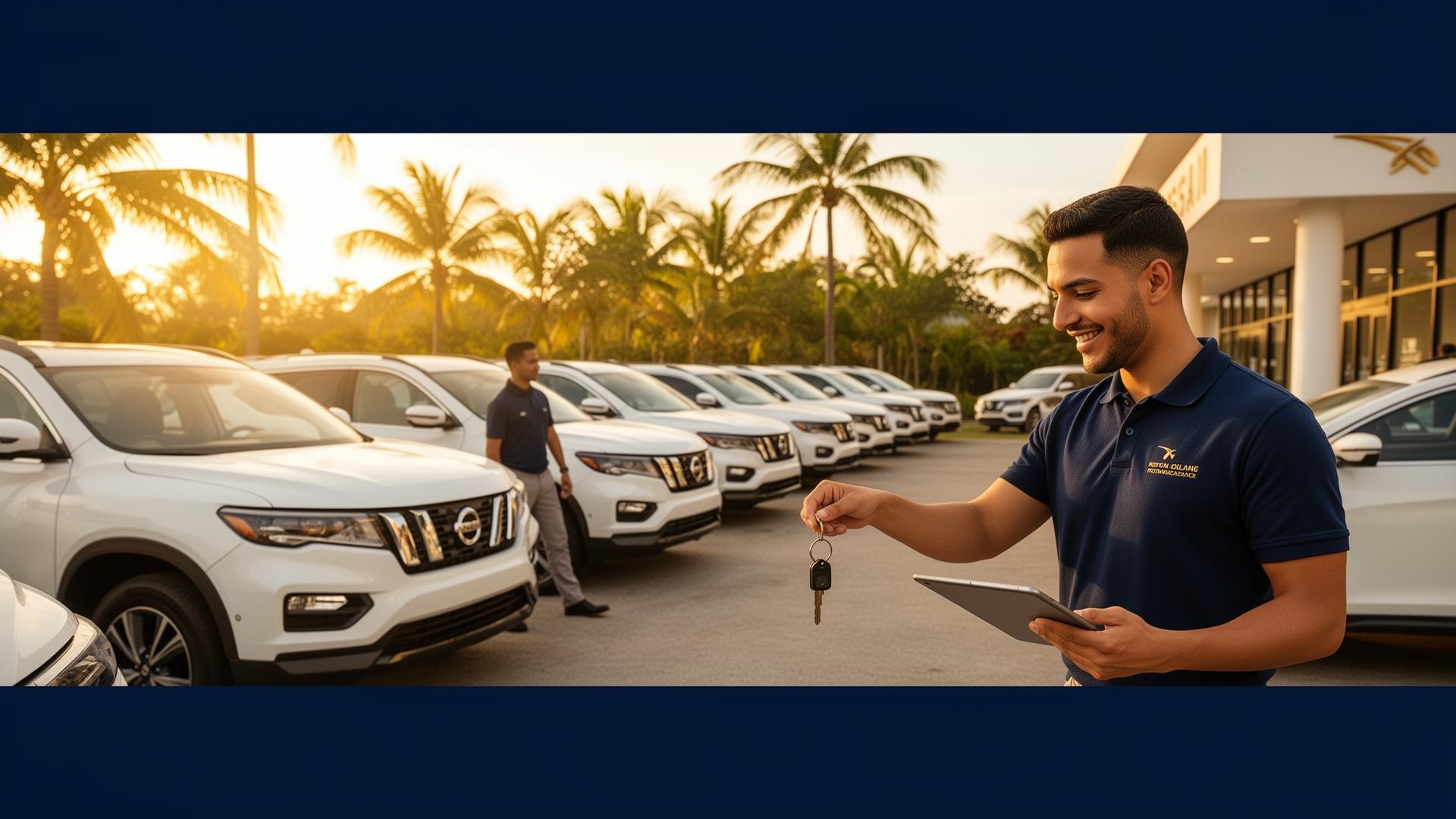 Flota de empresa rent-a-car en República Dominicana